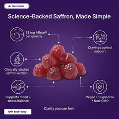 Saffron Mood & Clarity Gummies